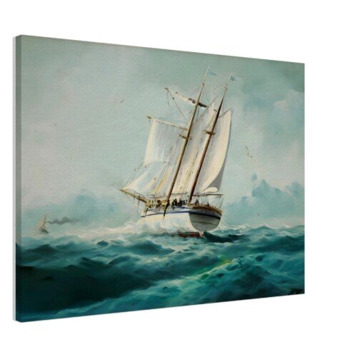 b72ee9e4 b0e3 4994 afc7 910c8fa85b59 Canvas - "With full sails into a sea-born dream" Theodore Mallias